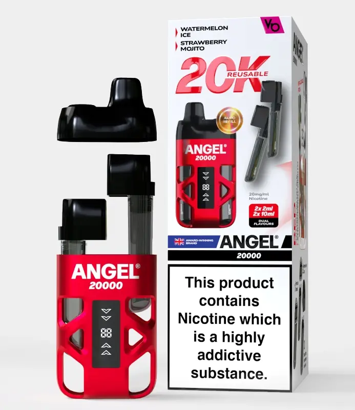 Red Edition Angel 20000 Rechargeable Disposable Pod Kit